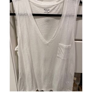 Brand new Madewell white tank, size medium